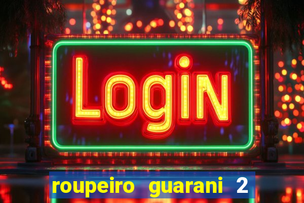 roupeiro guarani 2 portas de correr com espelho